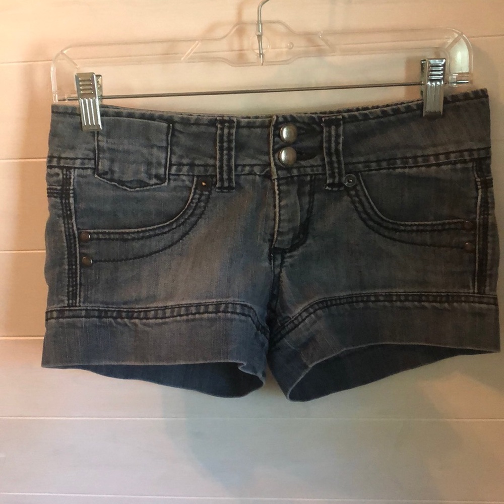 Denim shorts